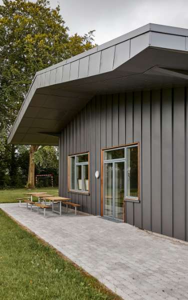 Sankt Birgitta Skole får superflot ”stålbarak”, Privat Skole - Østergade 64, 4930 Maribo